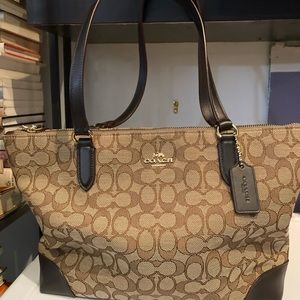 Authentic vintage Coach tote.
